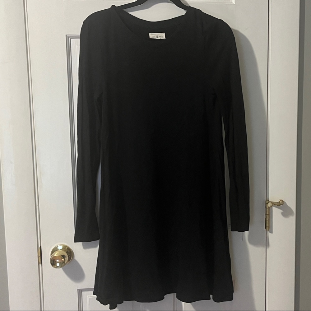 Lou & Grey Black Long Sleeve Dress